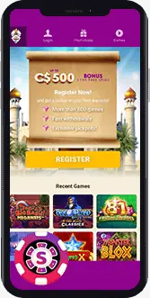 application moble au Wild Sultan Casino