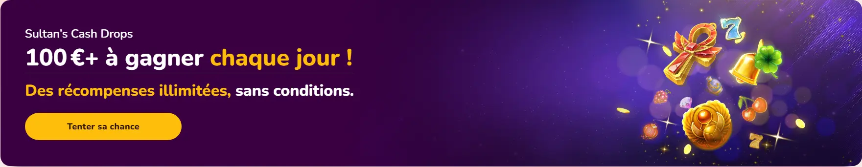 Sultan’s Cash Drops au Wild Sultan Casino
